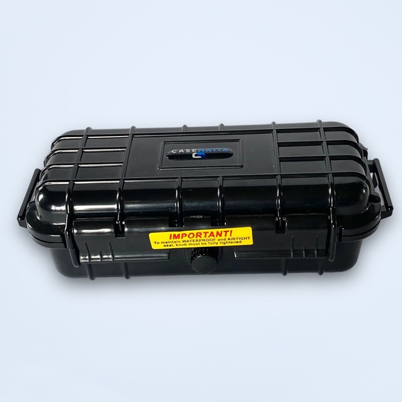 CASEMATIX 7.75" Waterproof Hard Travel Case Foam Interior - Picture 2 of 6